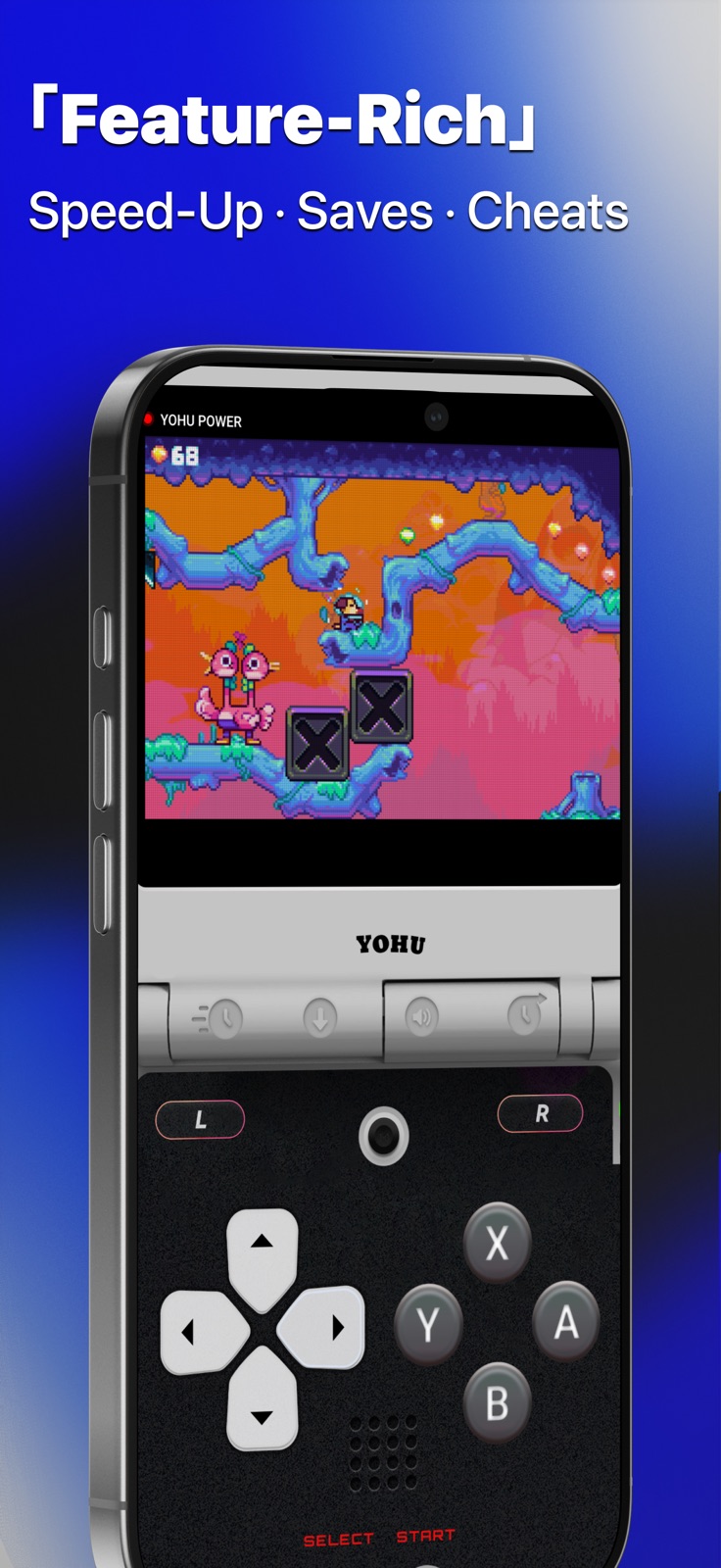 YOHU - Retro Game Emulator PSP iphone screenshot 2