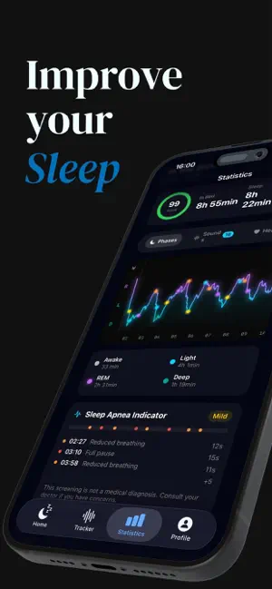 SleepTrace - Snore Tracker screenshot 1