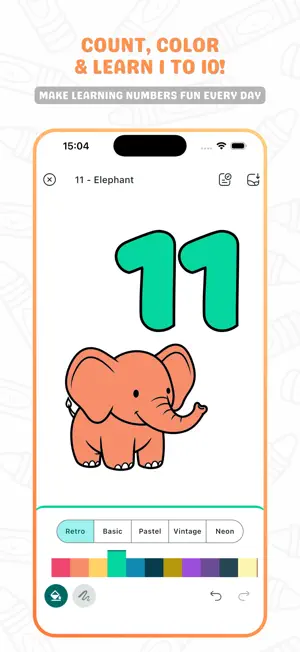 ABC Coloring: Animal, Number screenshot 4