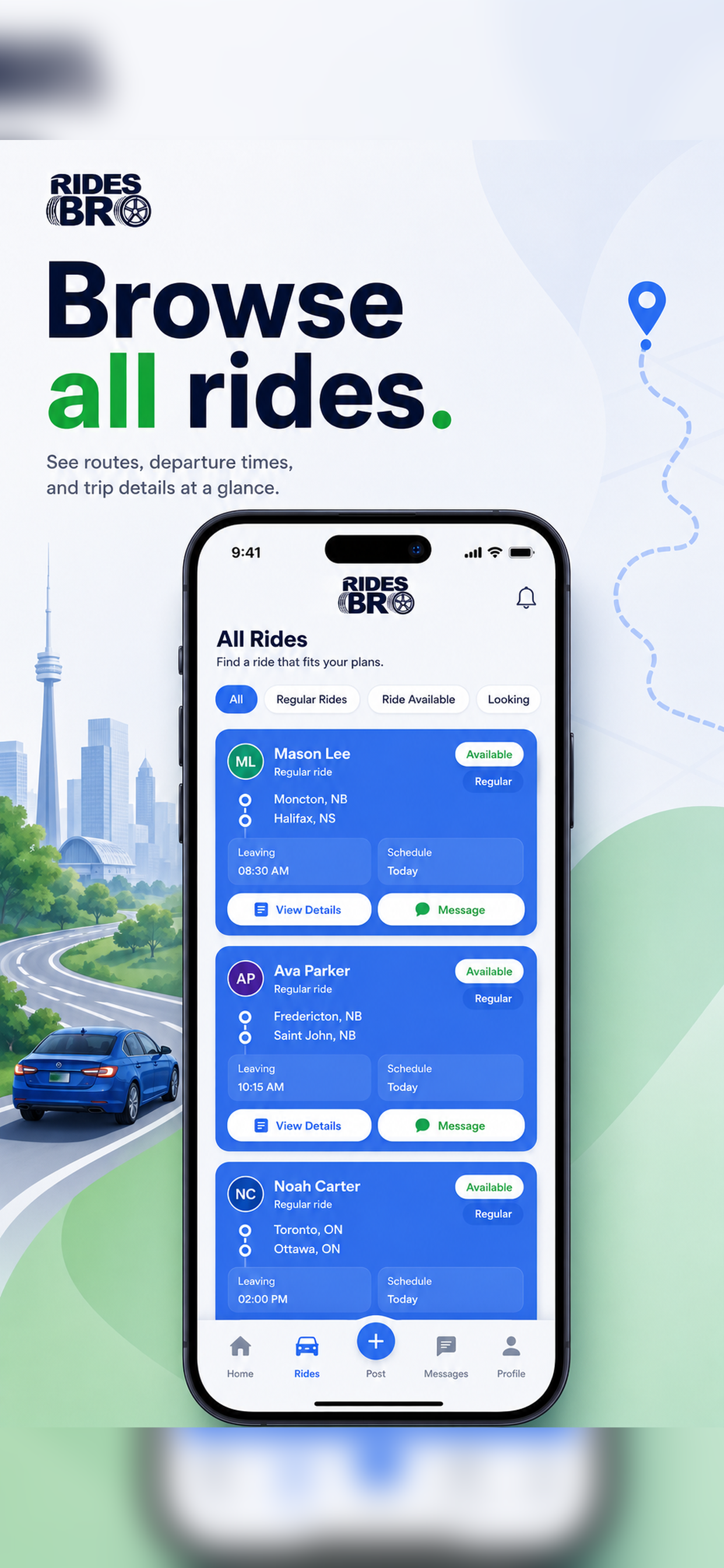 Ridesbro screenshot 5