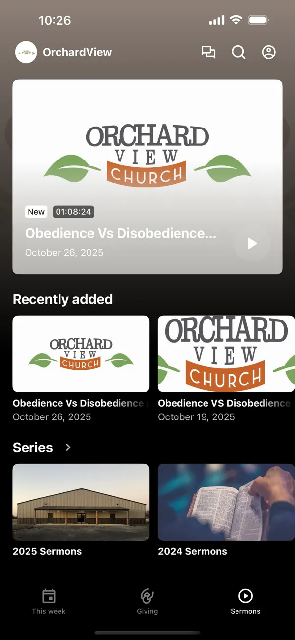 Screenshot #2 pour Orchard View Church