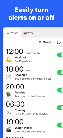 NoticeMemo - Create alerts iPhone screenshot