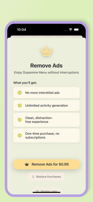 Dopamine Menu Screenshot 5 of 6