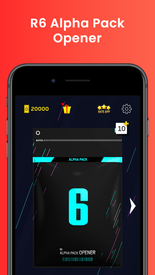 #1. R6 Alpha Pack Opener (iOS) By: APPBROKER SOFTWARE