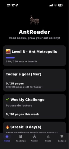 AntReader screenshot