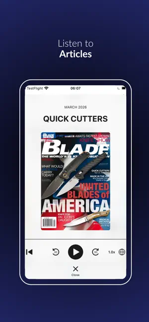Blade Mag screenshot 4