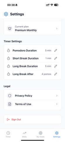 PomoTrack Focus & Productivity Screenshot 8 of 8