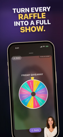 Raffle2Vid: Giveaway Picker iPhone screenshot