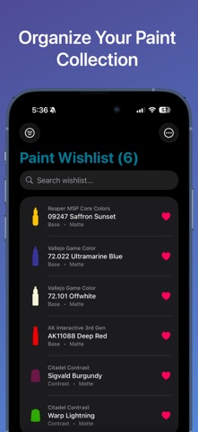Mini Paint Recipe Manager Screenshot 3 of 6