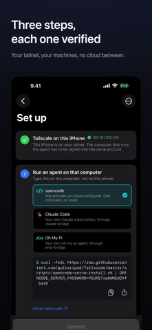 Tailscode: Coding Agent Remote Screenshot 10 of 10