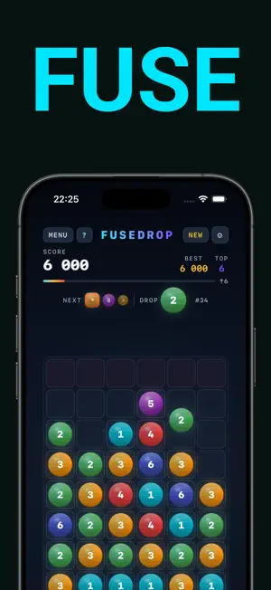 Drop & Merge: FuseDrop screenshot 1