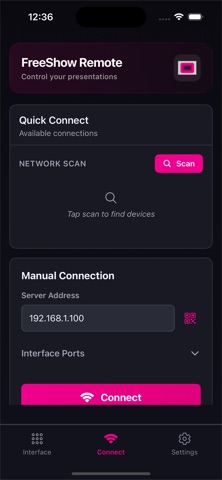 FreeShow Remote screenshot
