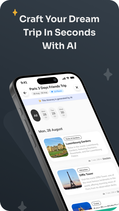 Escapekar: AI Travel Planner Screenshot