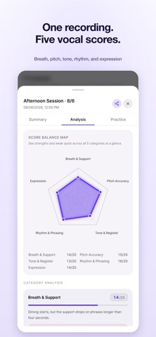 Bloom Vocal: AI Singing Coach Screenshot 2 of 6