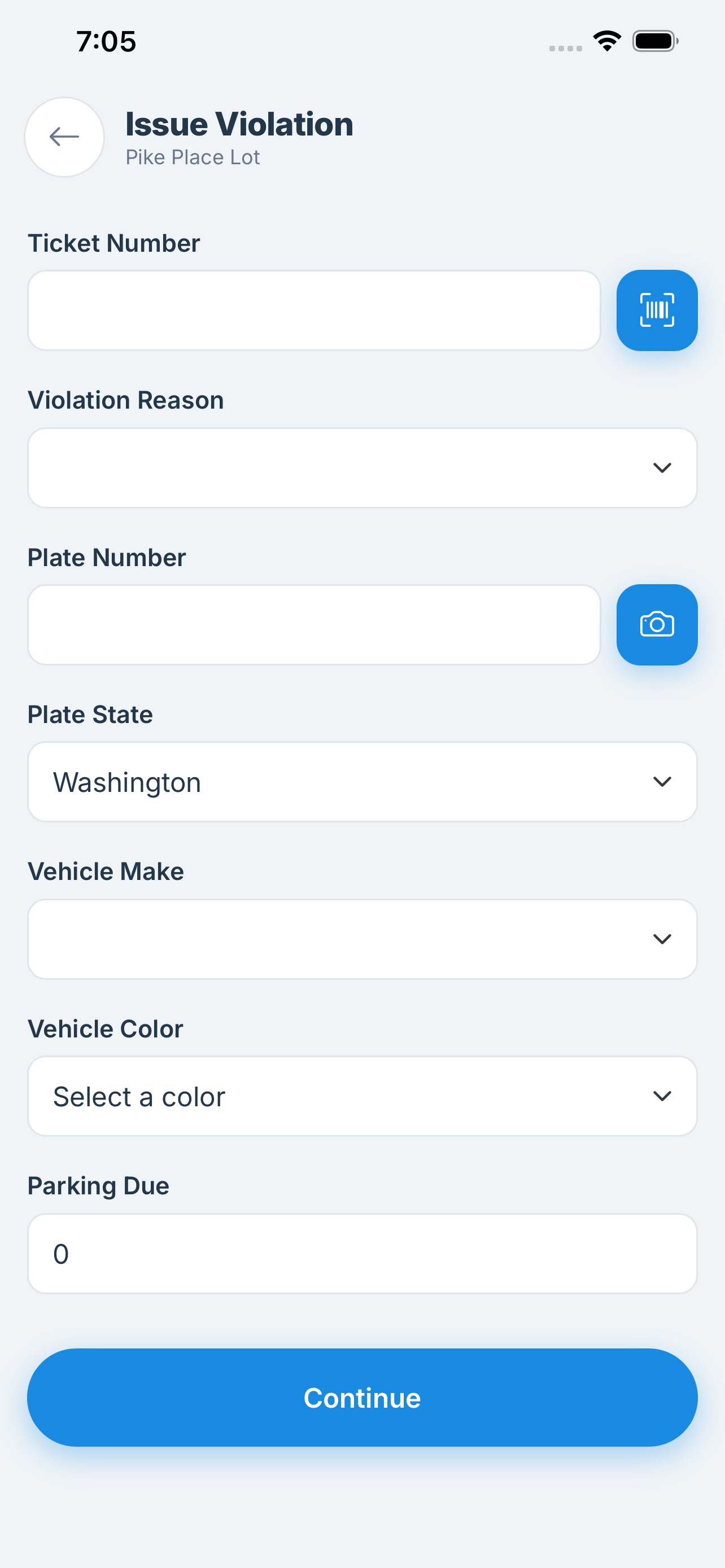 Screenshot 4 of ParkXero Mobile