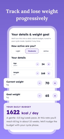 LYNA: Period Nutrition Tracker screenshot