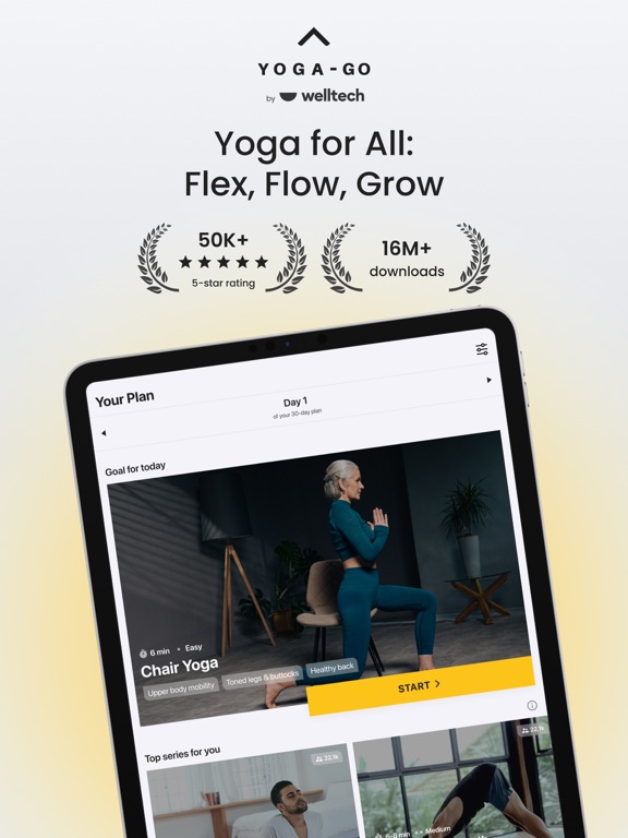 Screenshot #1 for Yoga-Go: Workout & Exercises