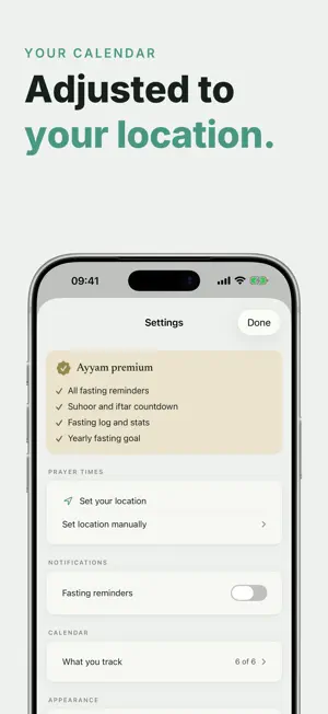 Ayyam: Muslim Islamic calendar screenshot 4