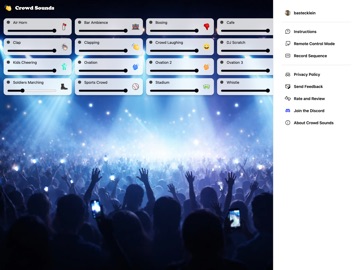 Crowd Sounds iPad screenshot
