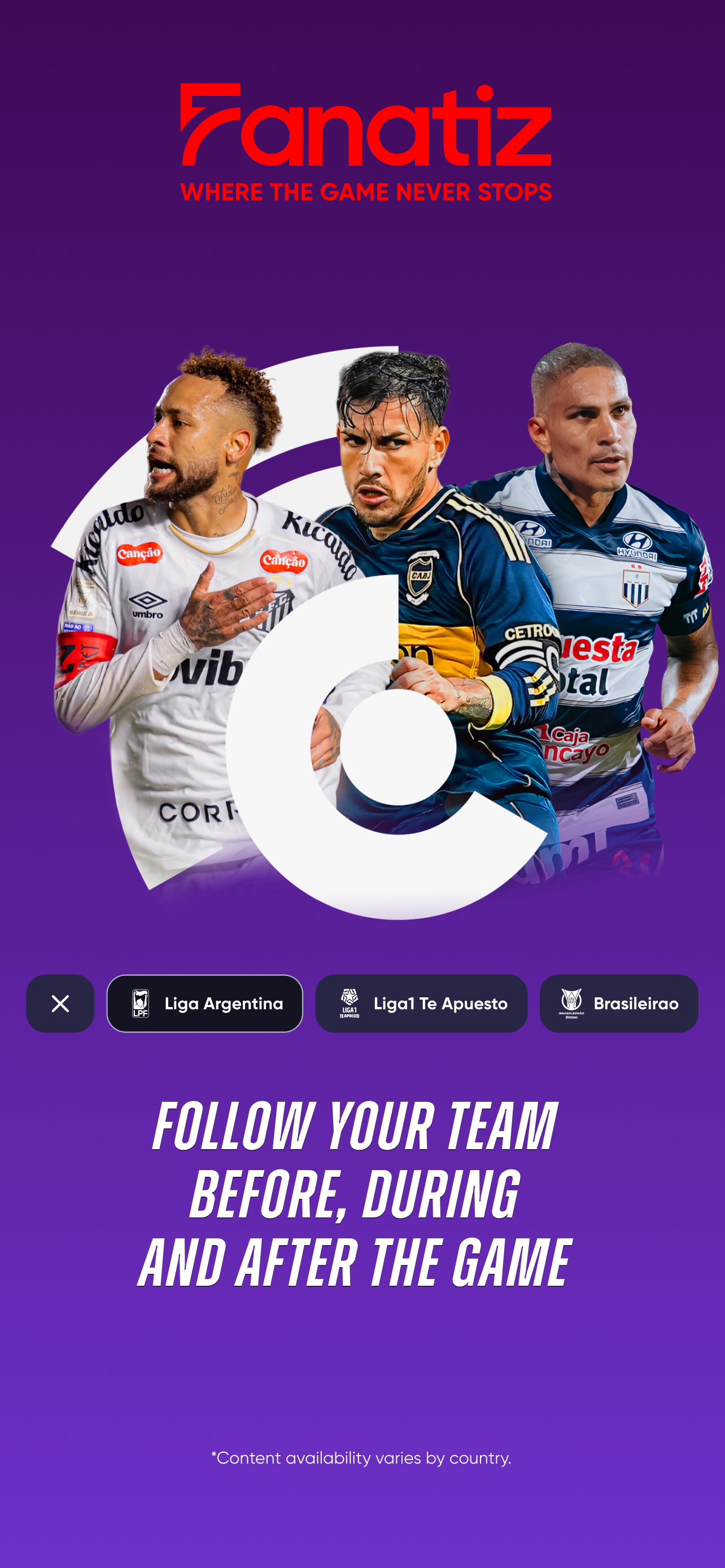 Fanatiz: Watch Live Soccer