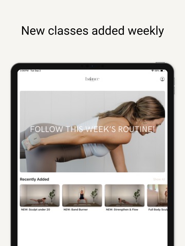 Balance by Hannah iPad screenshot