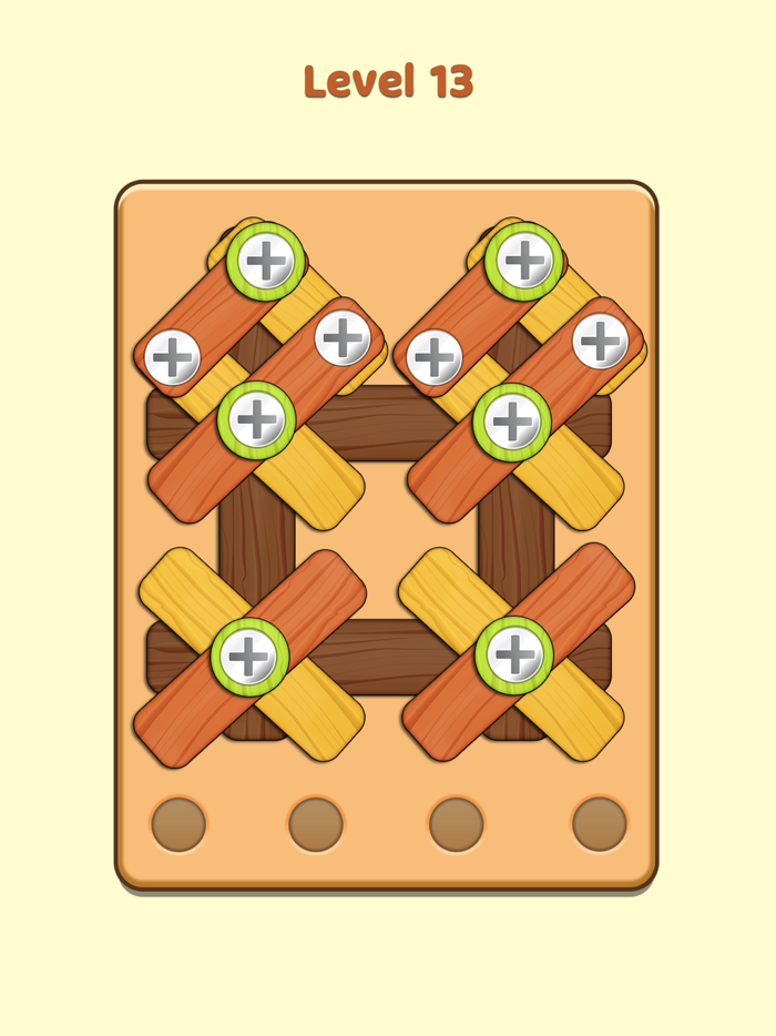 Unscrew Pin Wood Puzzle Master