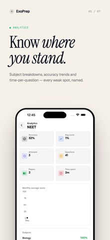 ExoPrep: PYQ NEET JEE Prep iPhone screenshot