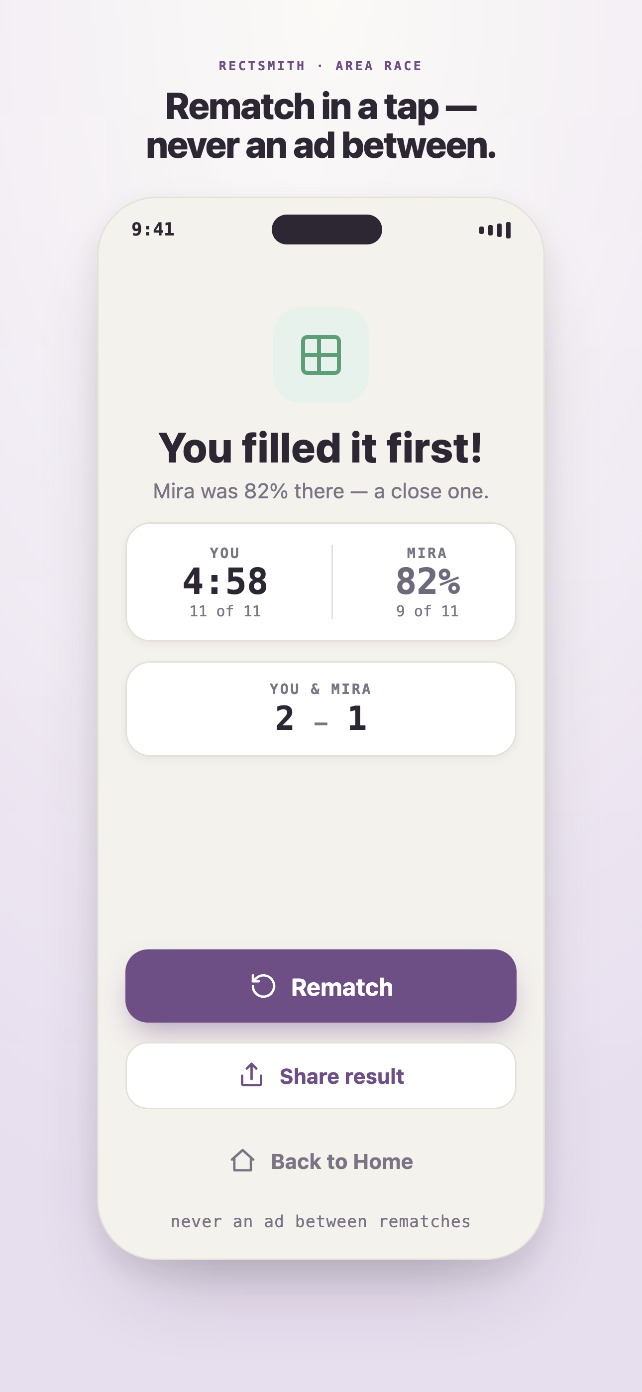 Rectsmith: Area Race screenshot 7