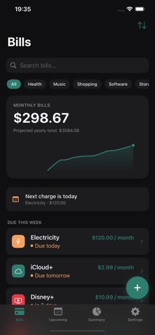 BillTracker: Subscriptions Screenshot 10 of 10