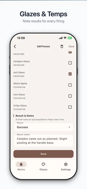KilnNote screenshot 4