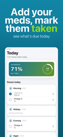 Medication Reminder - Track Screenshot 1 of 5