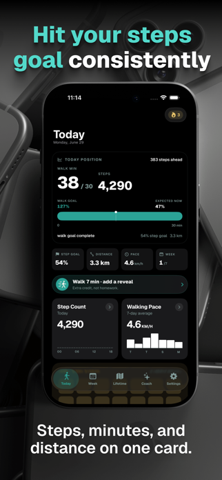 Walkfare - Step Counter Screenshot 1 of 6