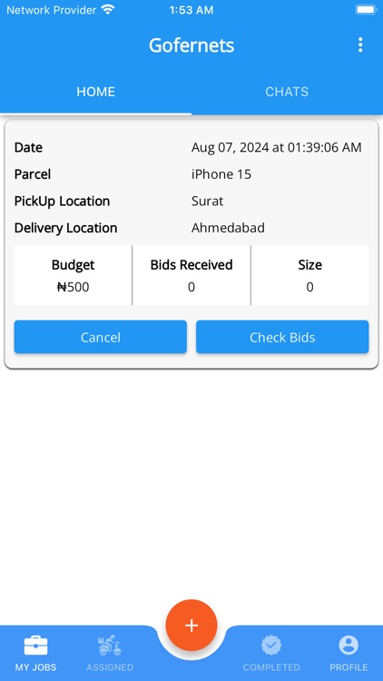 Gofernets - Pickup & Delivery screenshot-3