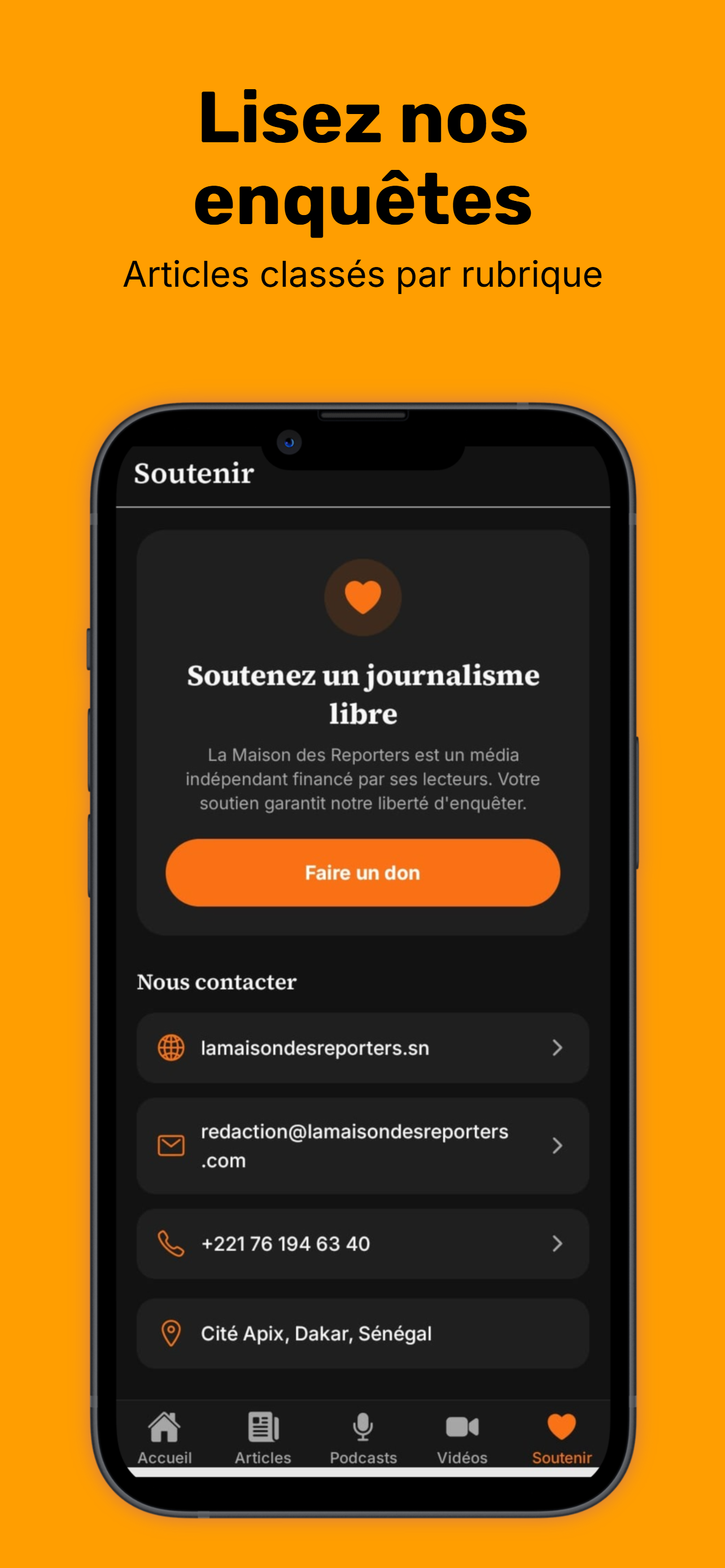 La Maison des Reporters screenshot 3