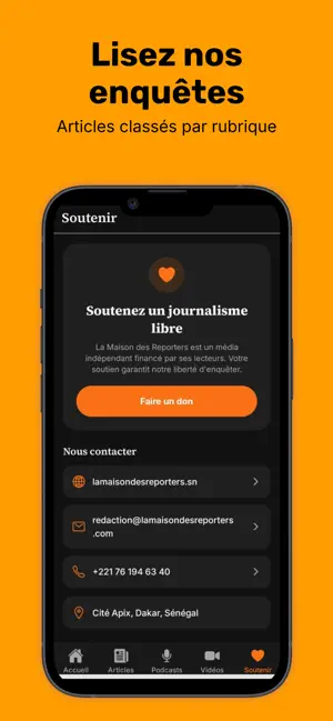 La Maison des Reporters screenshot 3