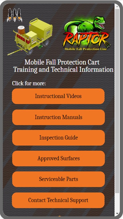 Raptor Mobile Fall Carts