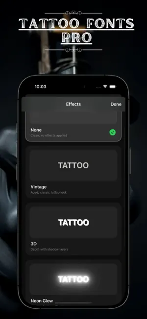 Tattoo Fonts Pro screenshot 3