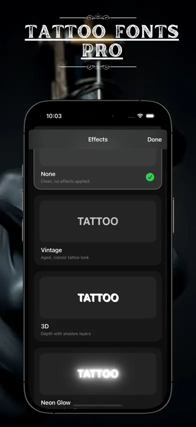 Tattoo Fonts Pro screenshot 3