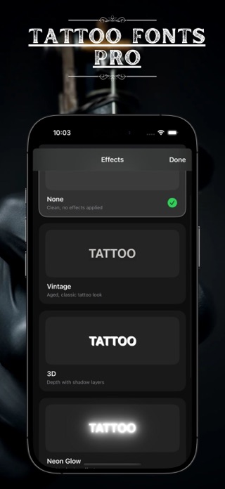Tattoo Fonts Pro Screenshot 3 of 5