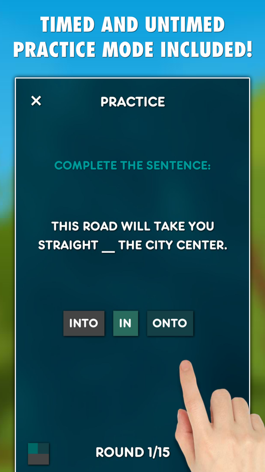#3. Prepositions Test (iOS) 由: Michal Sajban