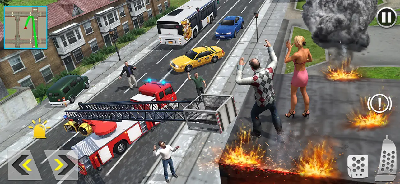 Screenshot #3 pour Sauvetage des pompiers