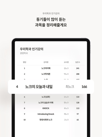 노크 - 내가 찾던 대학생활 iPad screenshot 9