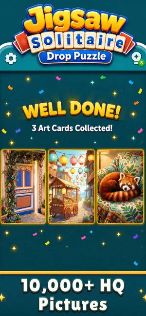Jigsaw Solitaire: Drop Puzzle screenshot 4