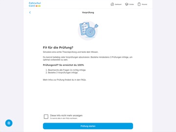 Fahrschulcard iPad screenshot 5