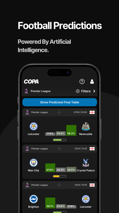 COPA: Football Predictions Screenshot