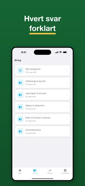 Jegerprøven Øving 2026 screenshot 3