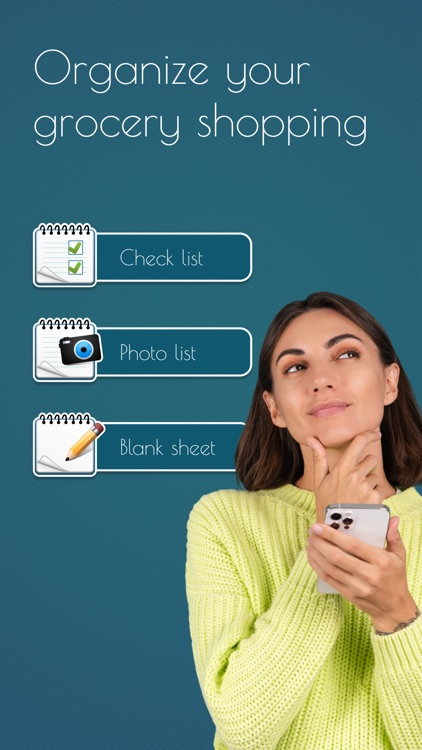 Grocery lists - Smart shopping