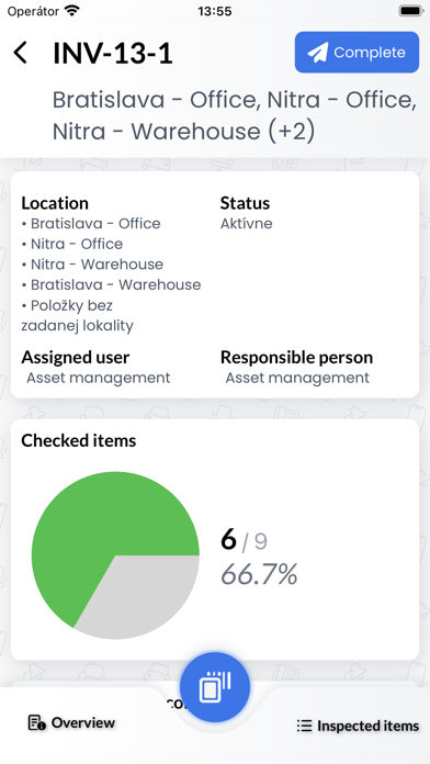 CDESK Asset Inventory Screenshot
