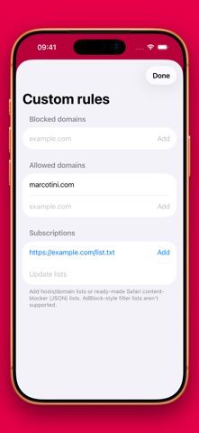 Umbrella - Ad Blocker Screenshot 2 of 2