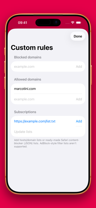 Umbrella - Ad Blocker Screenshot 2 of 2